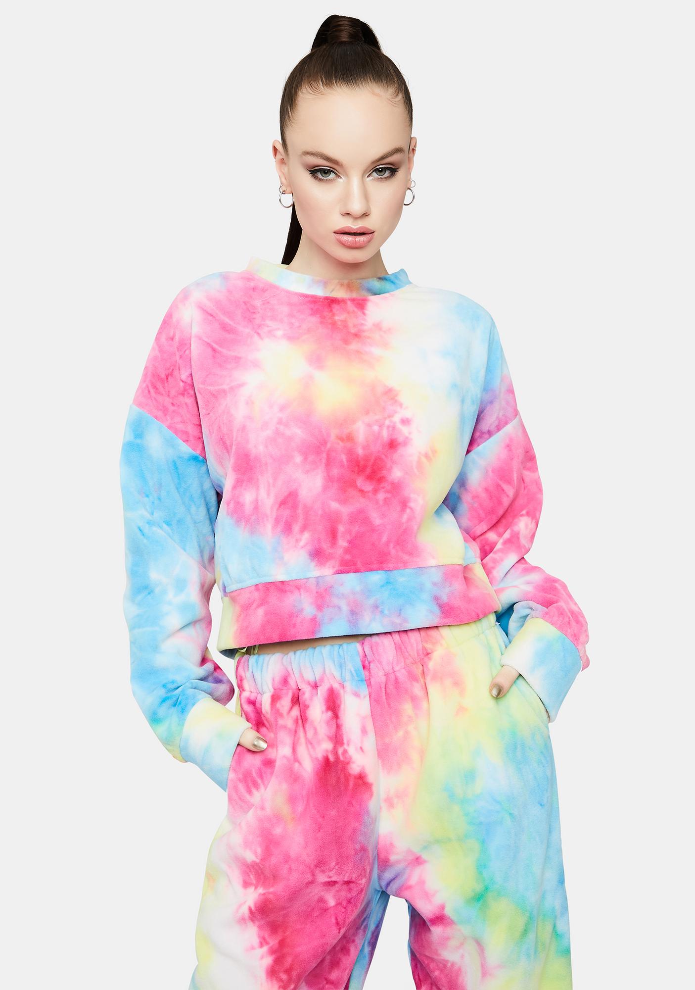 tie dye jogger set wholesale