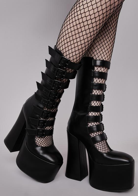 dolls kill platform boots