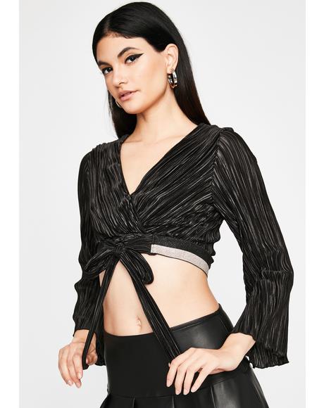 This Means Business Crop Top