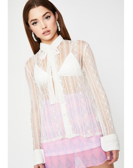 Pretty Perfect Sheer Blouse