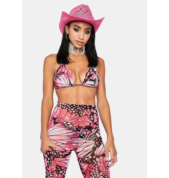 Blazing Barbie 2pc pants set SM