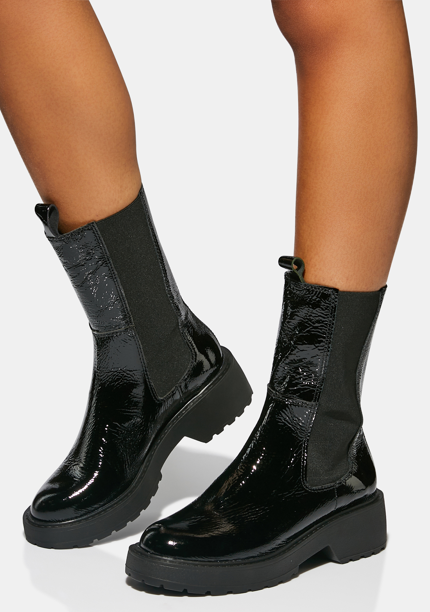mid high chelsea boots
