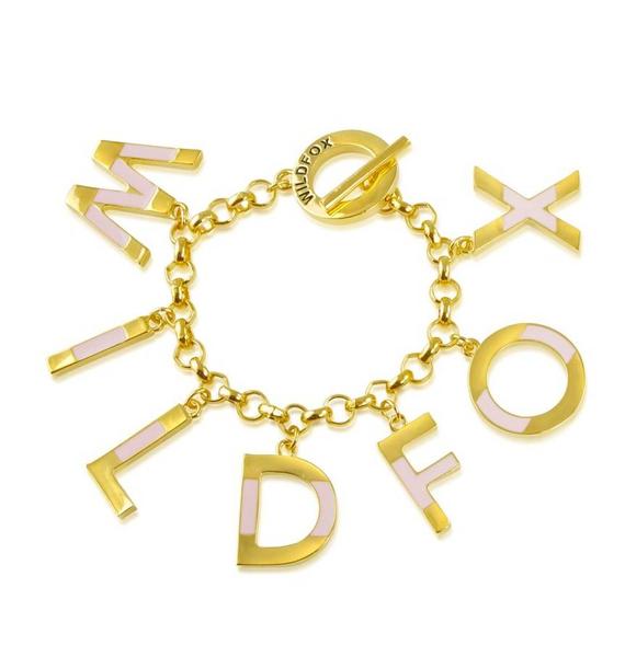 Wildfox Couture Letter Bracelet | Dolls Kill