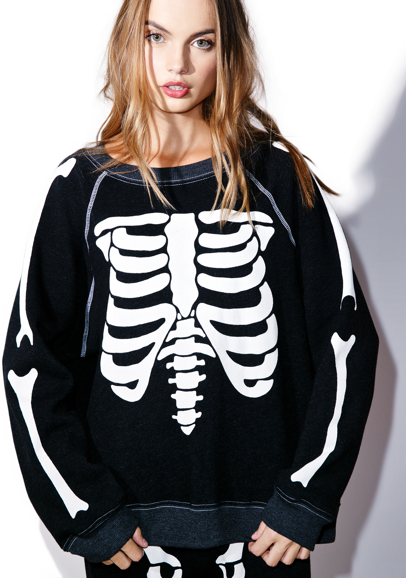 wildfox skeleton sweater