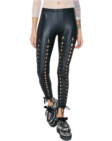 Our Prince of Peace Springsteen Leggings | Dolls Kill