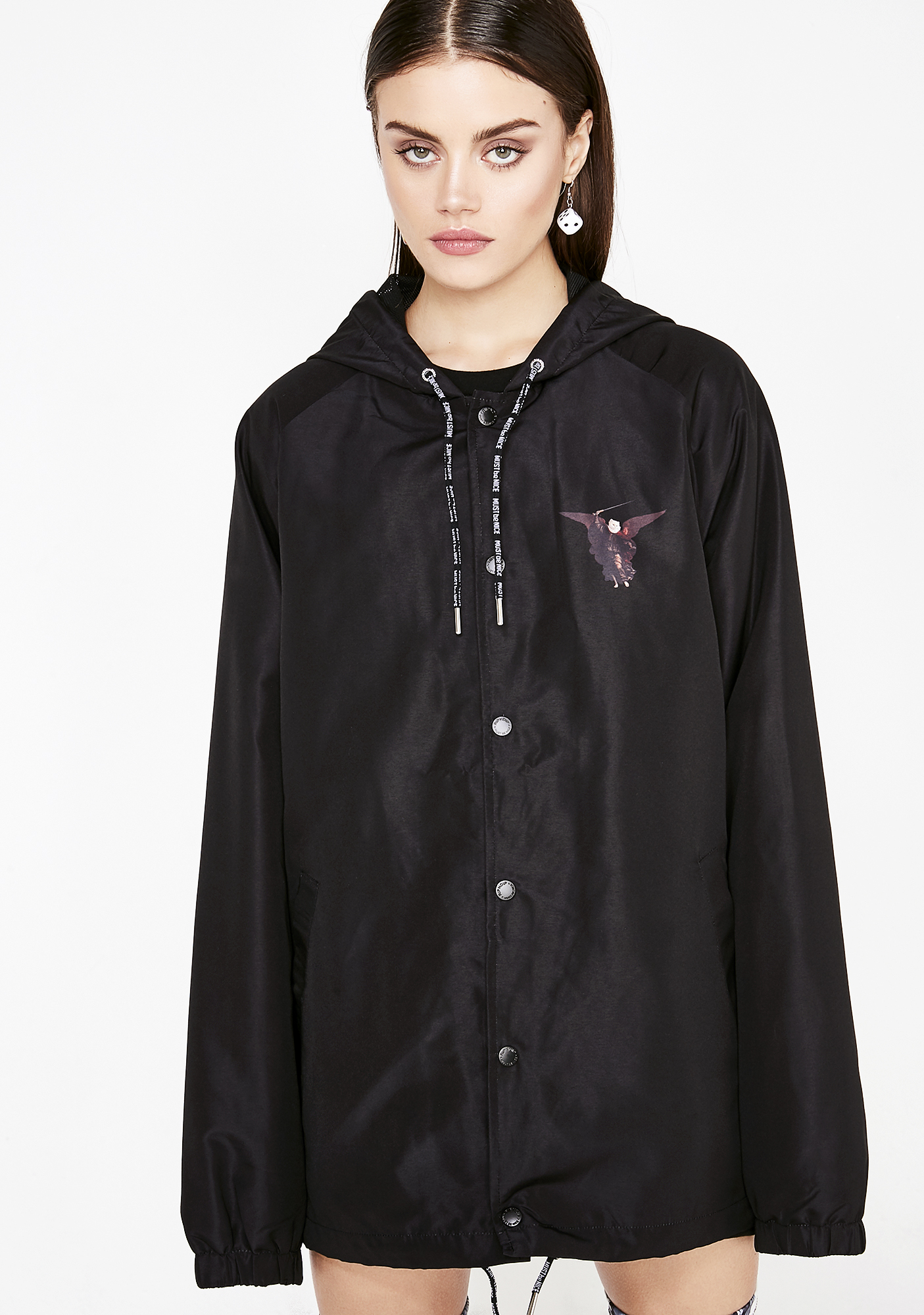 ripndip hell pit black coaches jacket