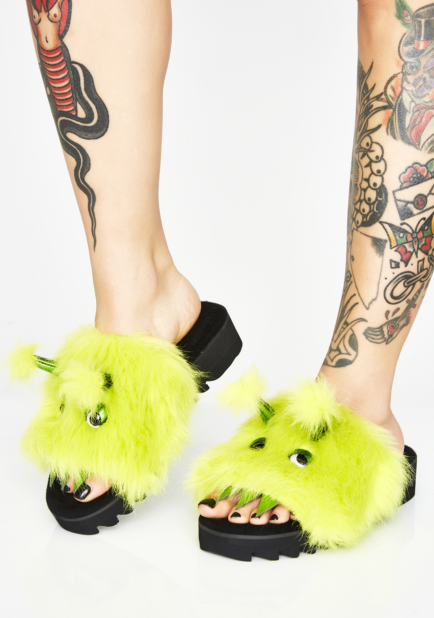 mens monster feet slippers