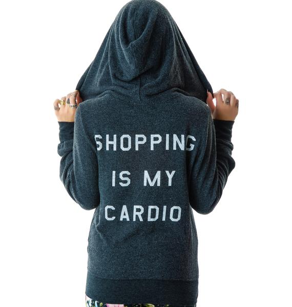 Wildfox Couture Shopping Is My Cardio Track Suit Jacket Dolls Kill