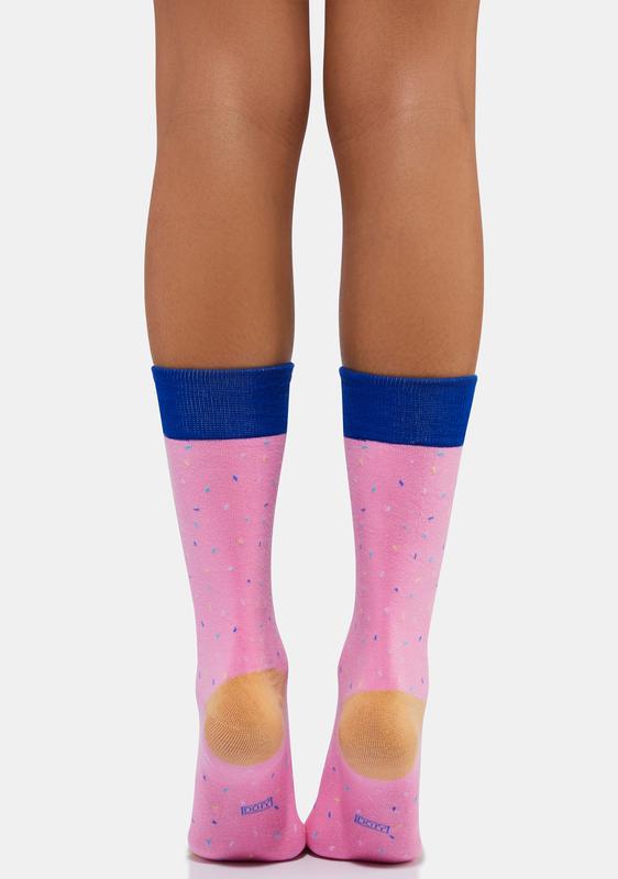 I Donut Give A Shit Compression Socks For Women Casual Fashion Crew Socks 