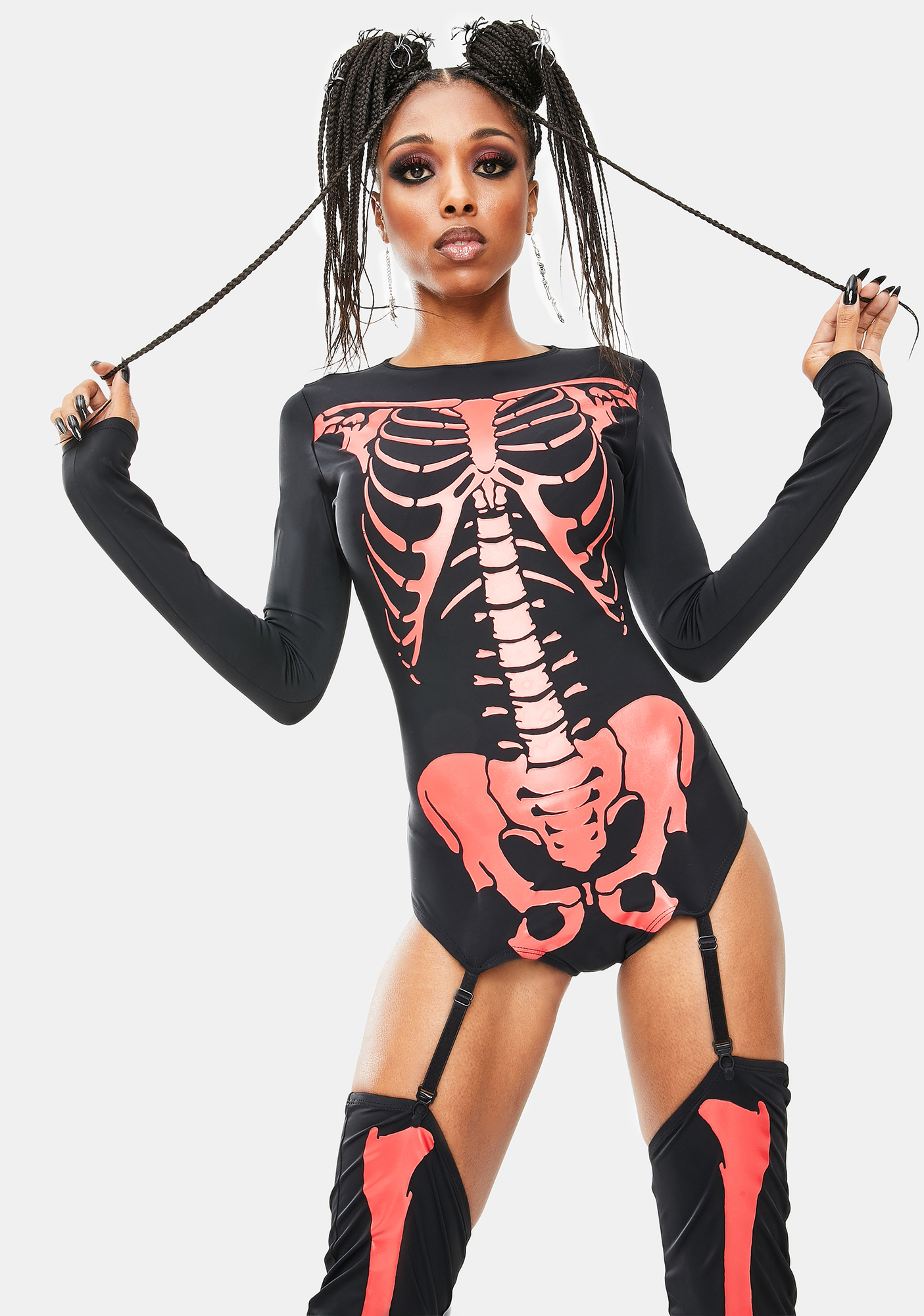 Forplay Fiery Frame Sexy Skeleton Costume Dolls Kill 6942