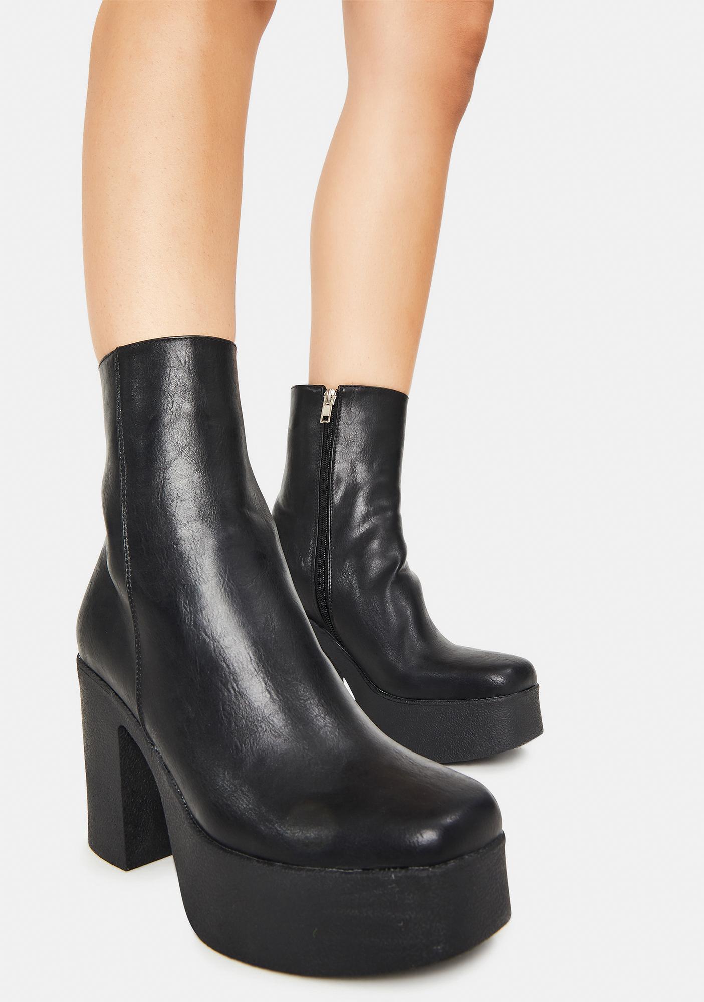 Lamoda My Hero Platform Ankle Boots | Dolls Kill