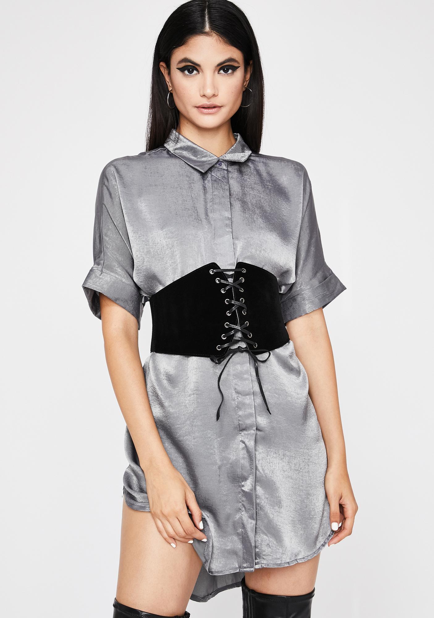 h&m frill collar blouse