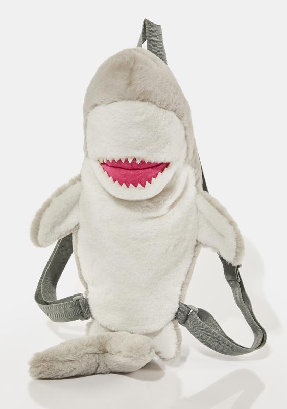 shark plush backpack