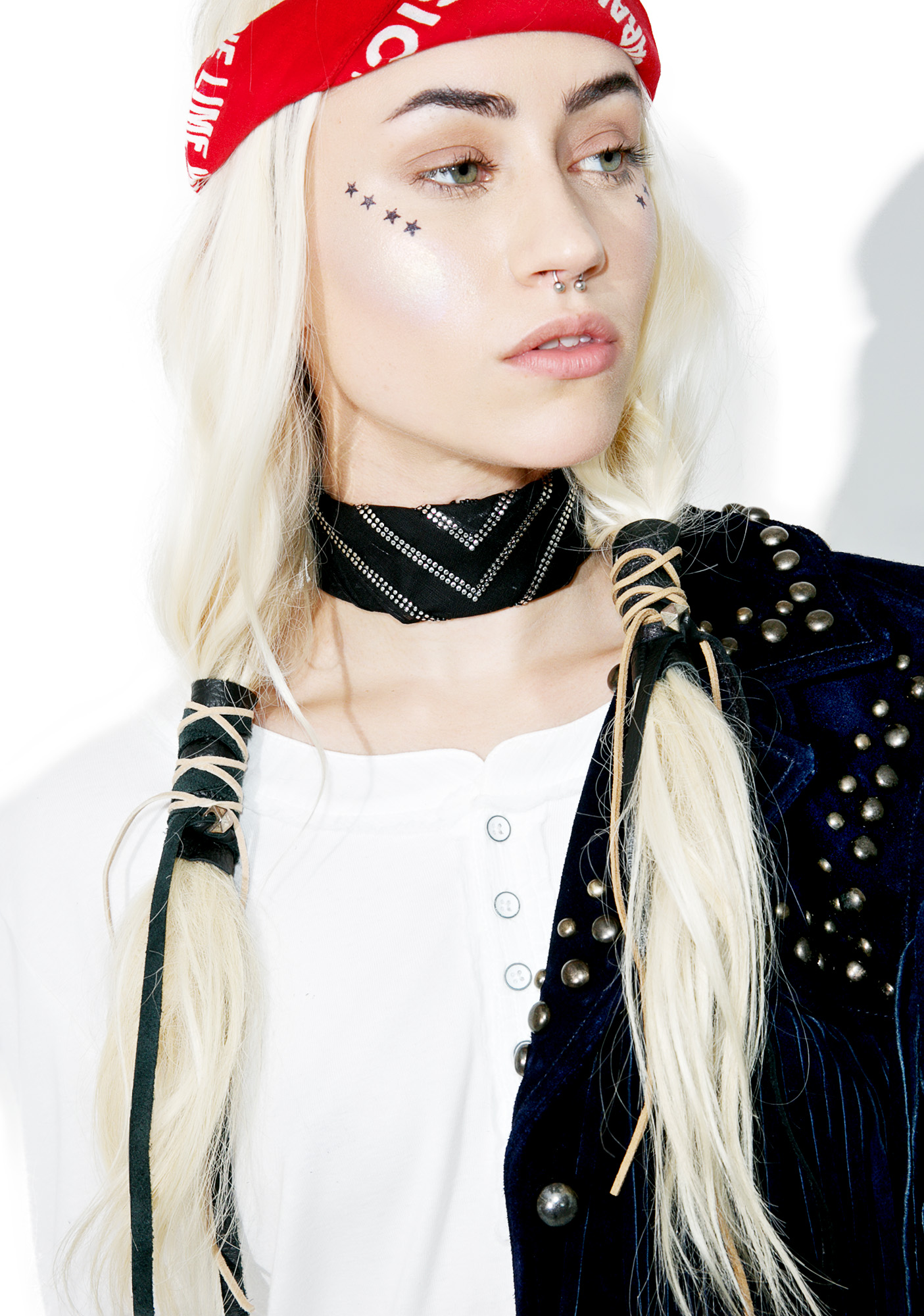 Black Studded Bandana Dolls Kill