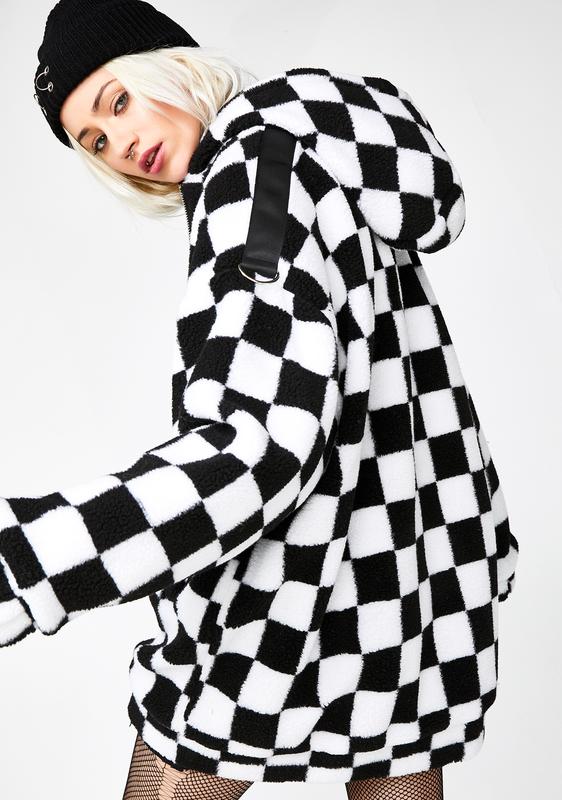 check on it faux shearling jacket