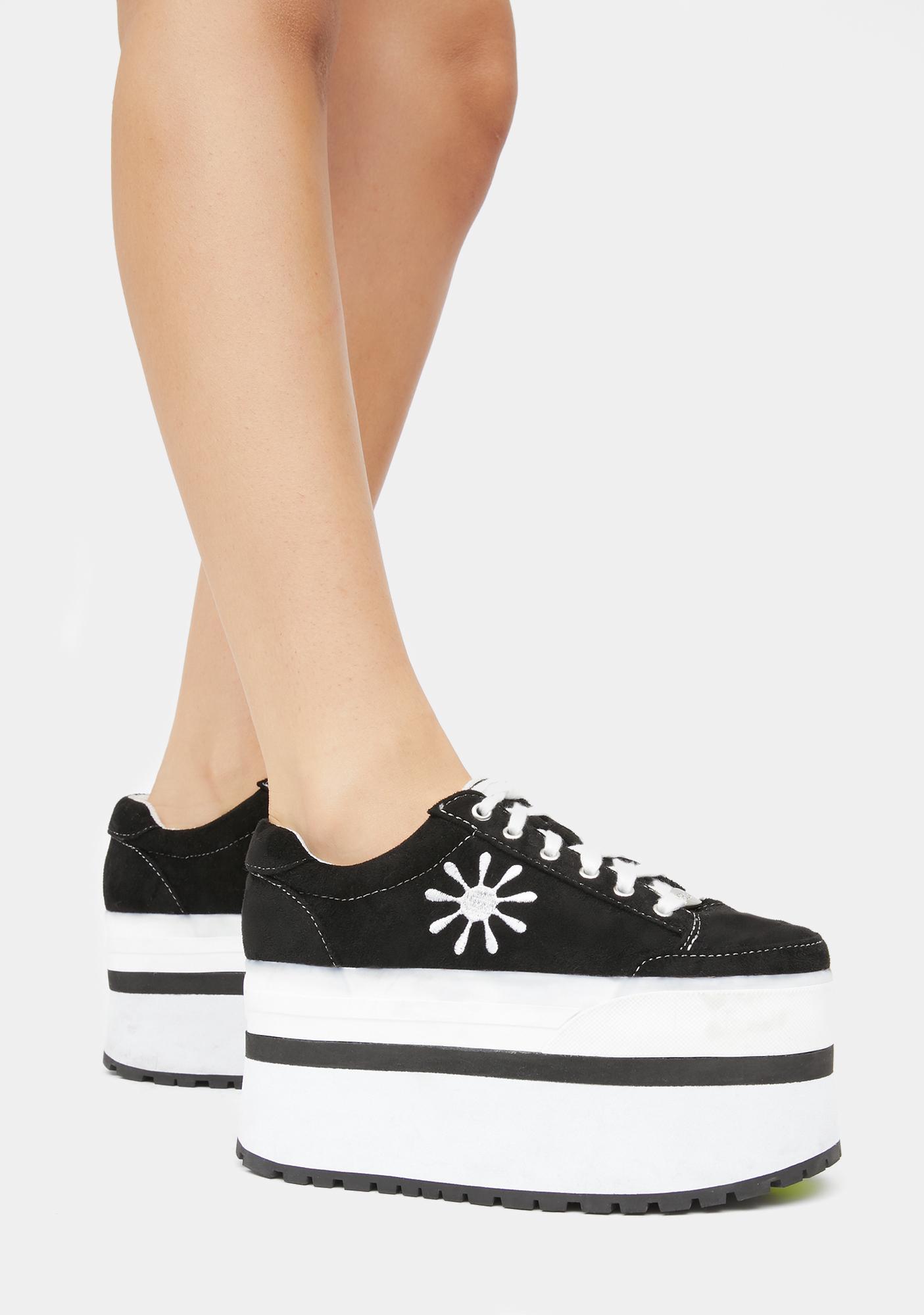 platform sock sneakers