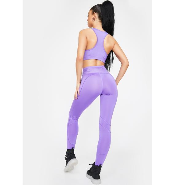 puma purple leggings