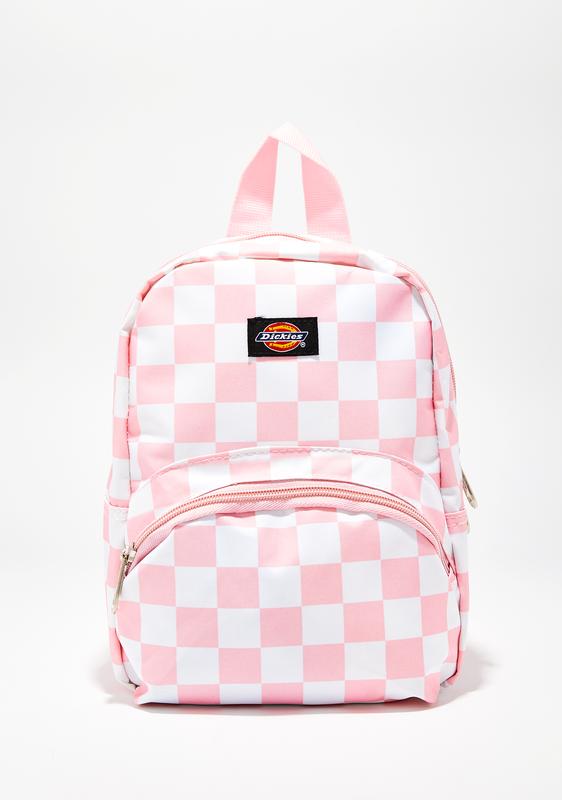 dickies checkered mini backpack