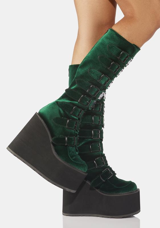 demonia spiked boots
