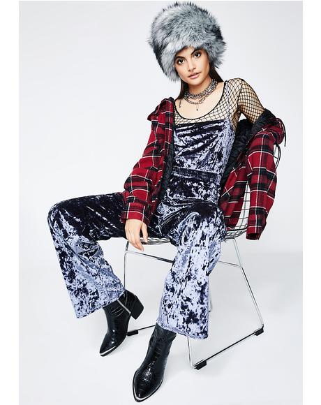 Talk The Talk Velvet Jumpsuit