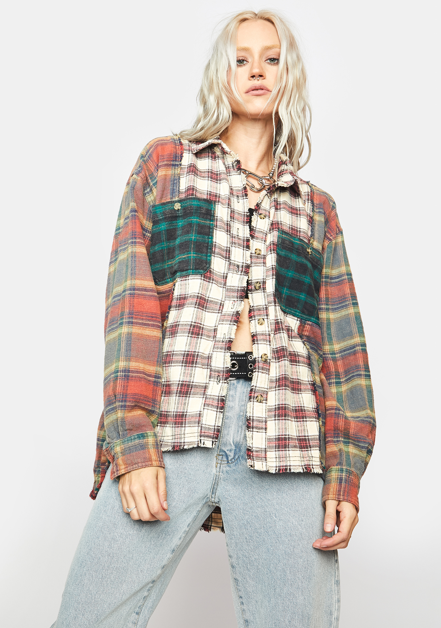 BDG Spliced Brendan Flannel | Dolls Kill