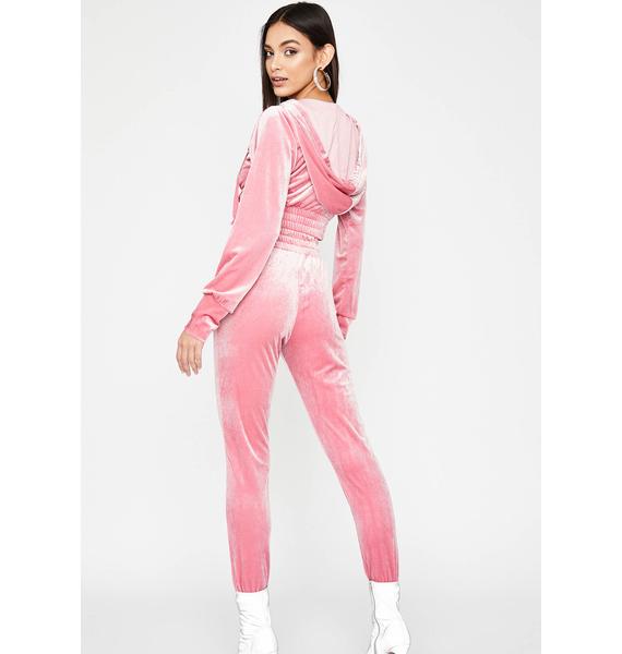 pink jogger sweatsuit