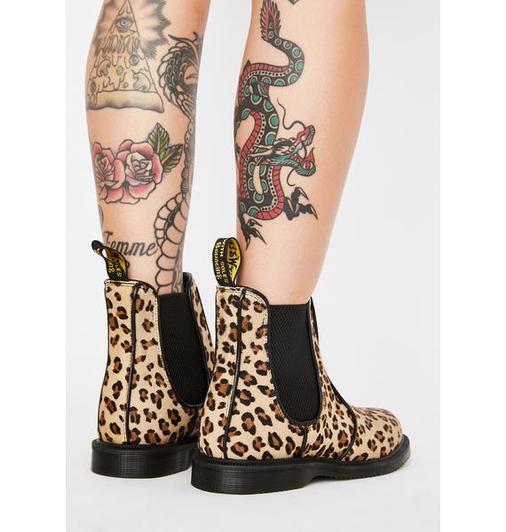 dr martens leopard chelsea boots