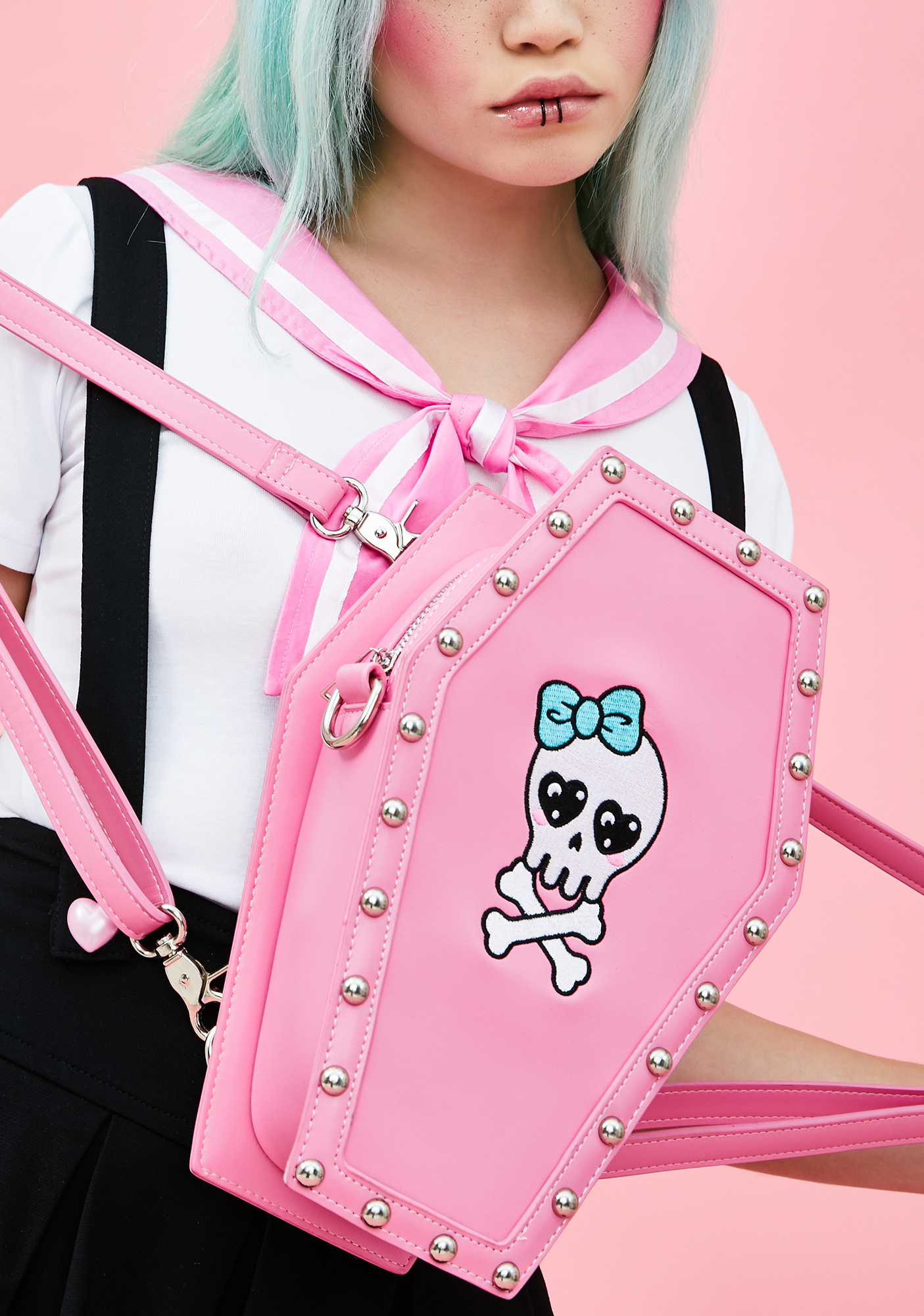 Pink coffin backpack Outlet