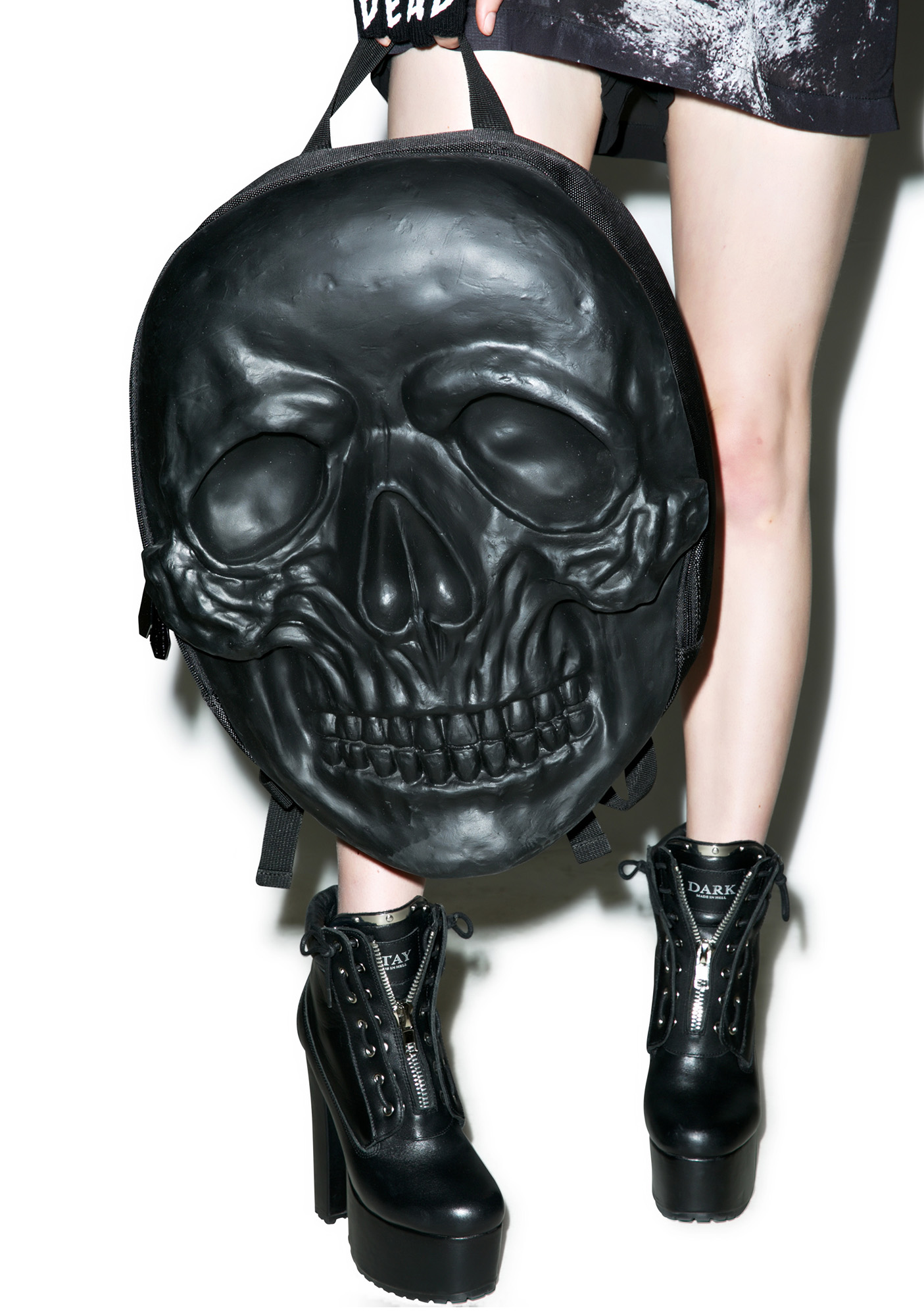 kreepsville skull backpack