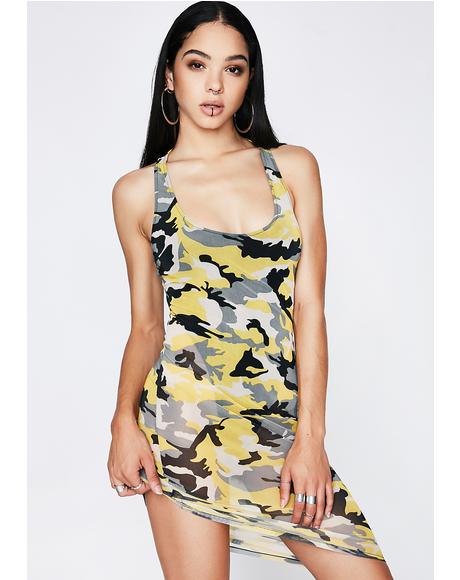 No New Allies Camo Dress