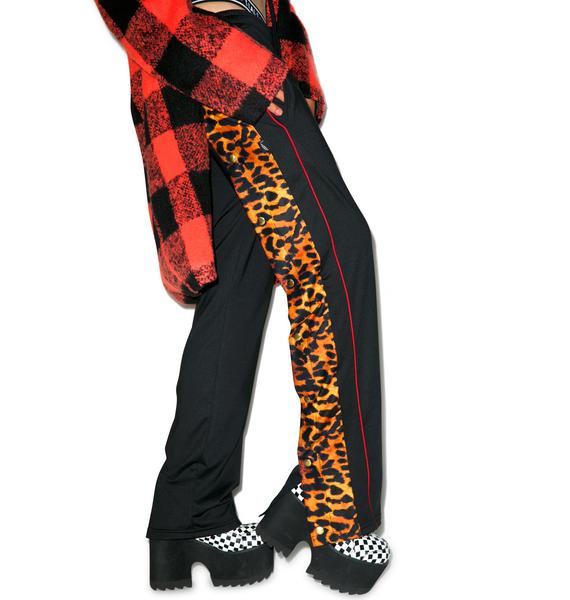 tracksuit bottoms with poppers