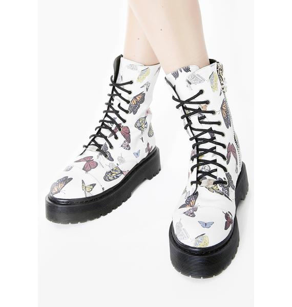 dELiA*s by Dolls Kill Lady Monarch Combat Boots Dolls Kill