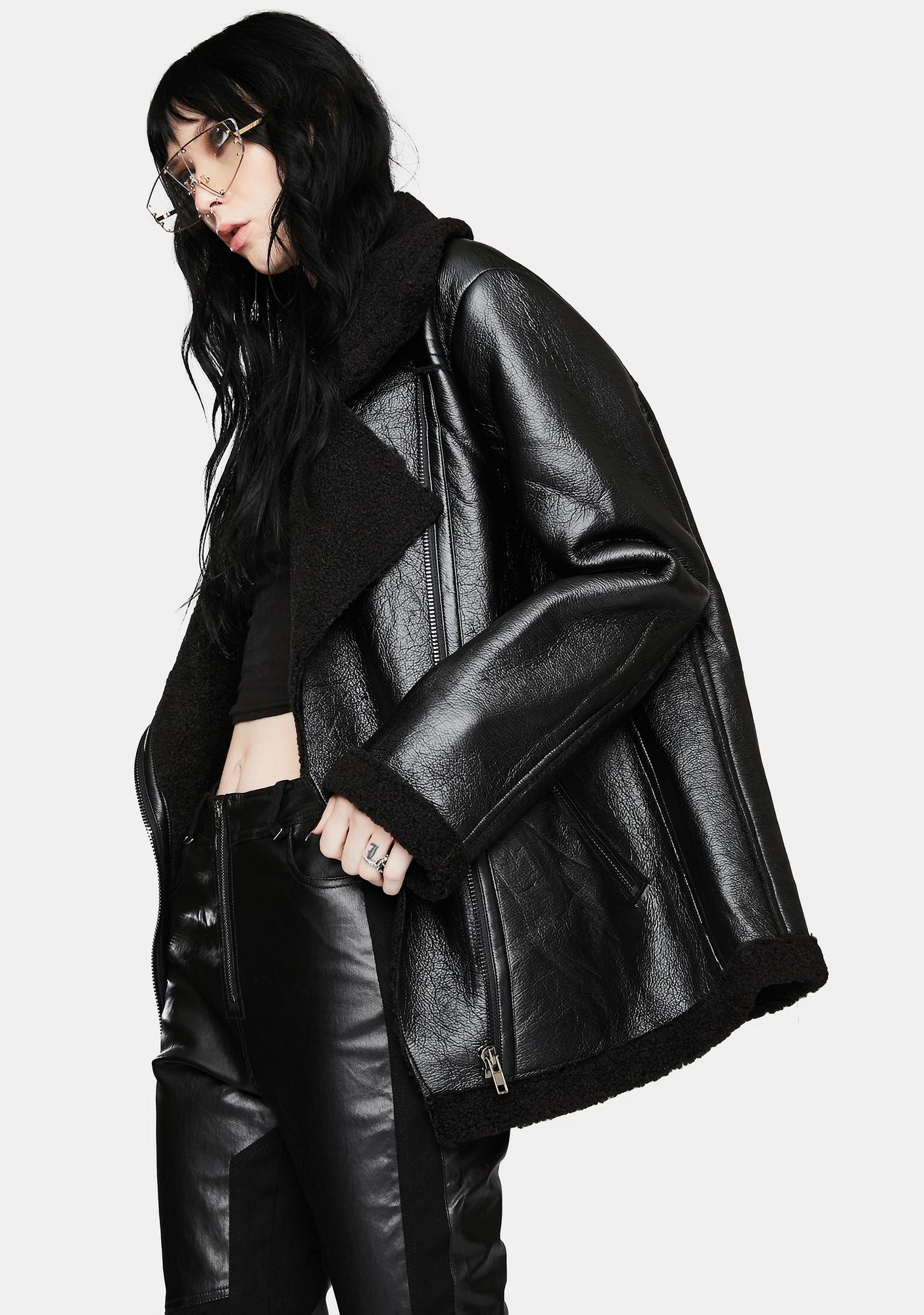 Re Named Brooke Leather Biker Jacket | Dolls Kill