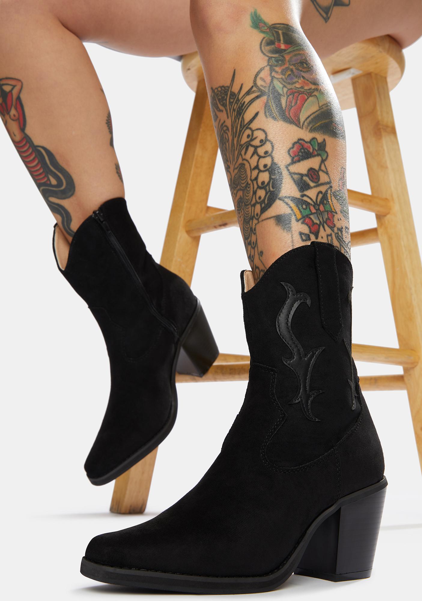 vegan suede boots