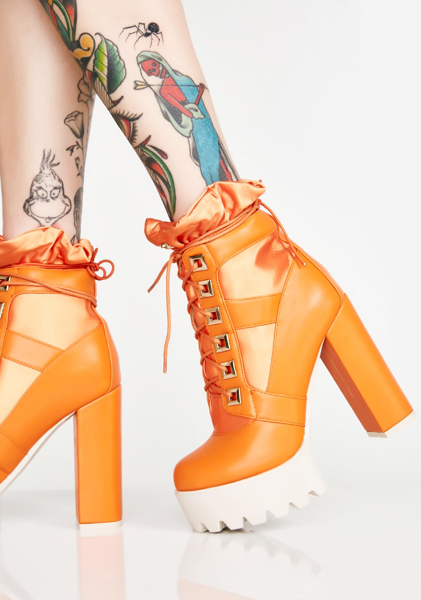 Platform Lace-Up Boots | Dolls Kill