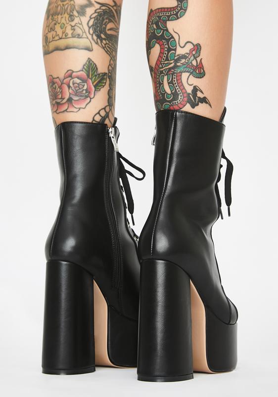 midnight baddie behavior platform boots