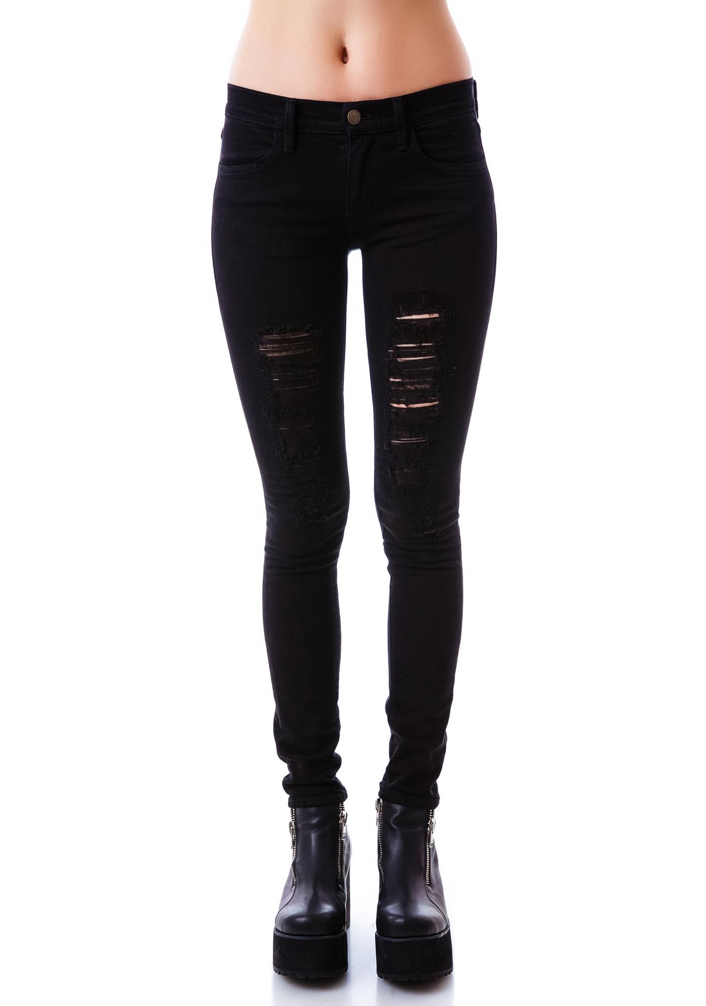 Wildfox Couture Black Sand Marianne Jeans | Dolls Kill