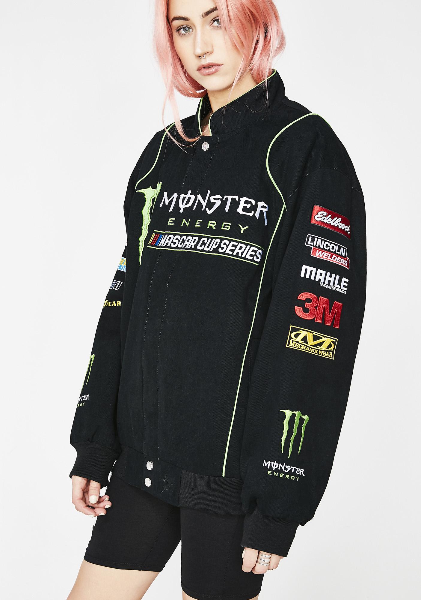 pink monster energy hoodie