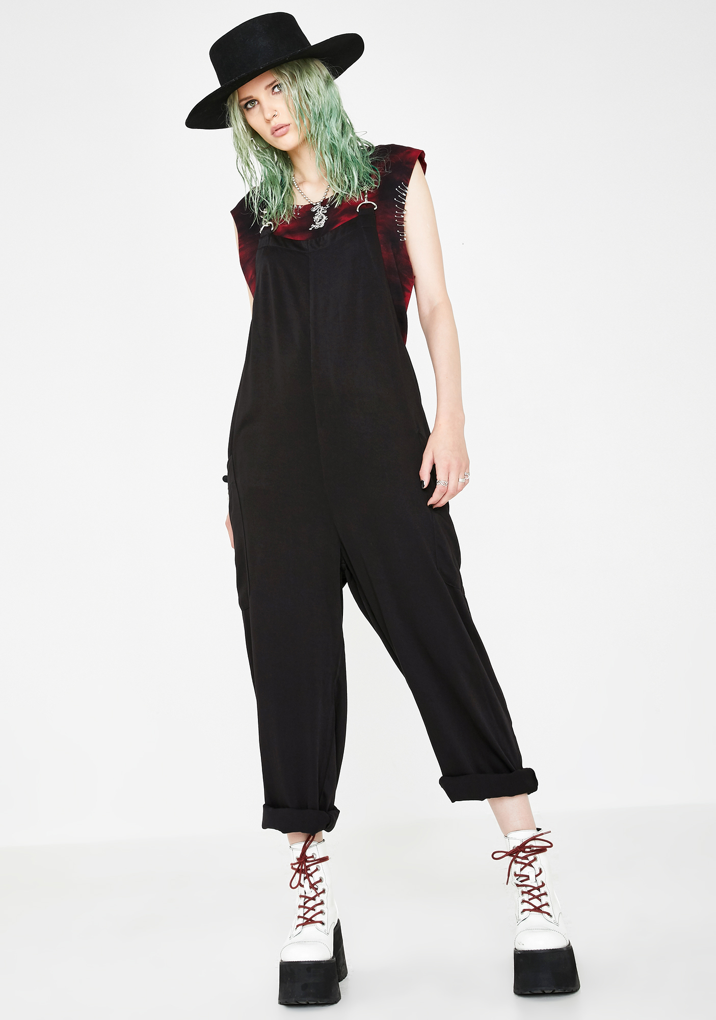 Current Mood Baggy Overalls | Dolls Kill