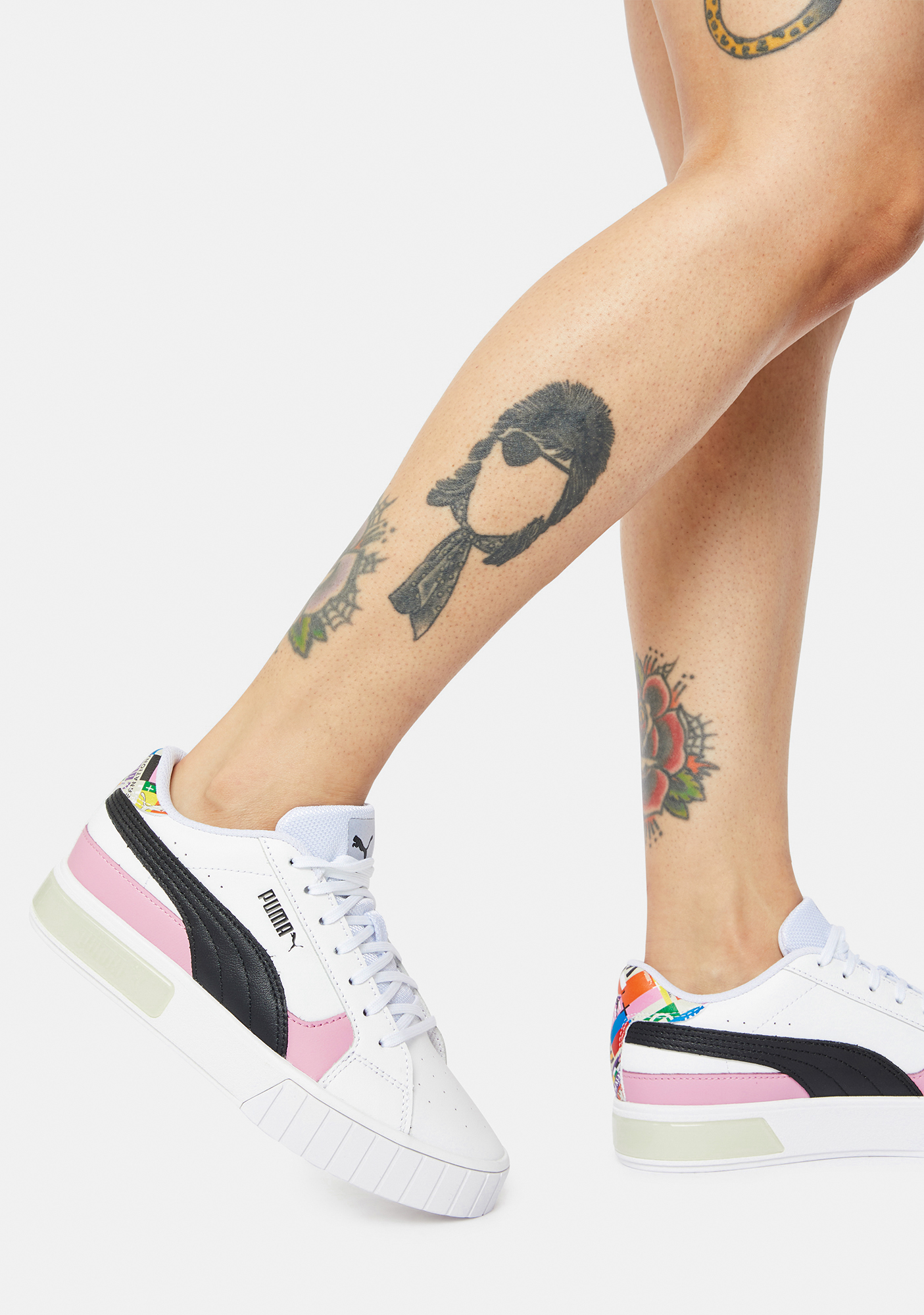 Puma white sneakers Cali Star INTL Game - Women´s shoes • Differenta.com