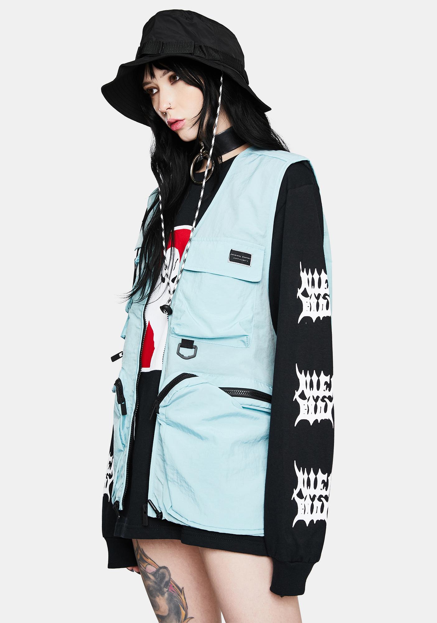 criminal damage utility nylon jogger