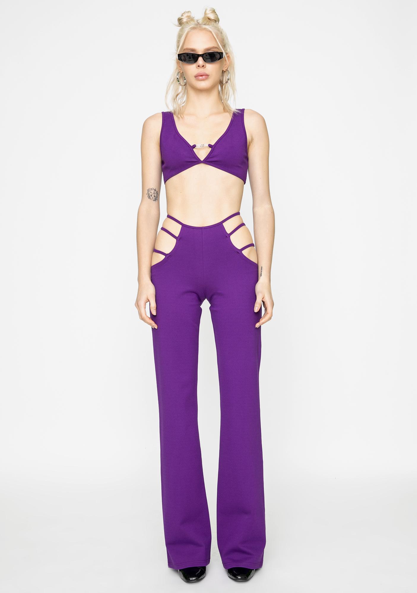 i am gia purple pants