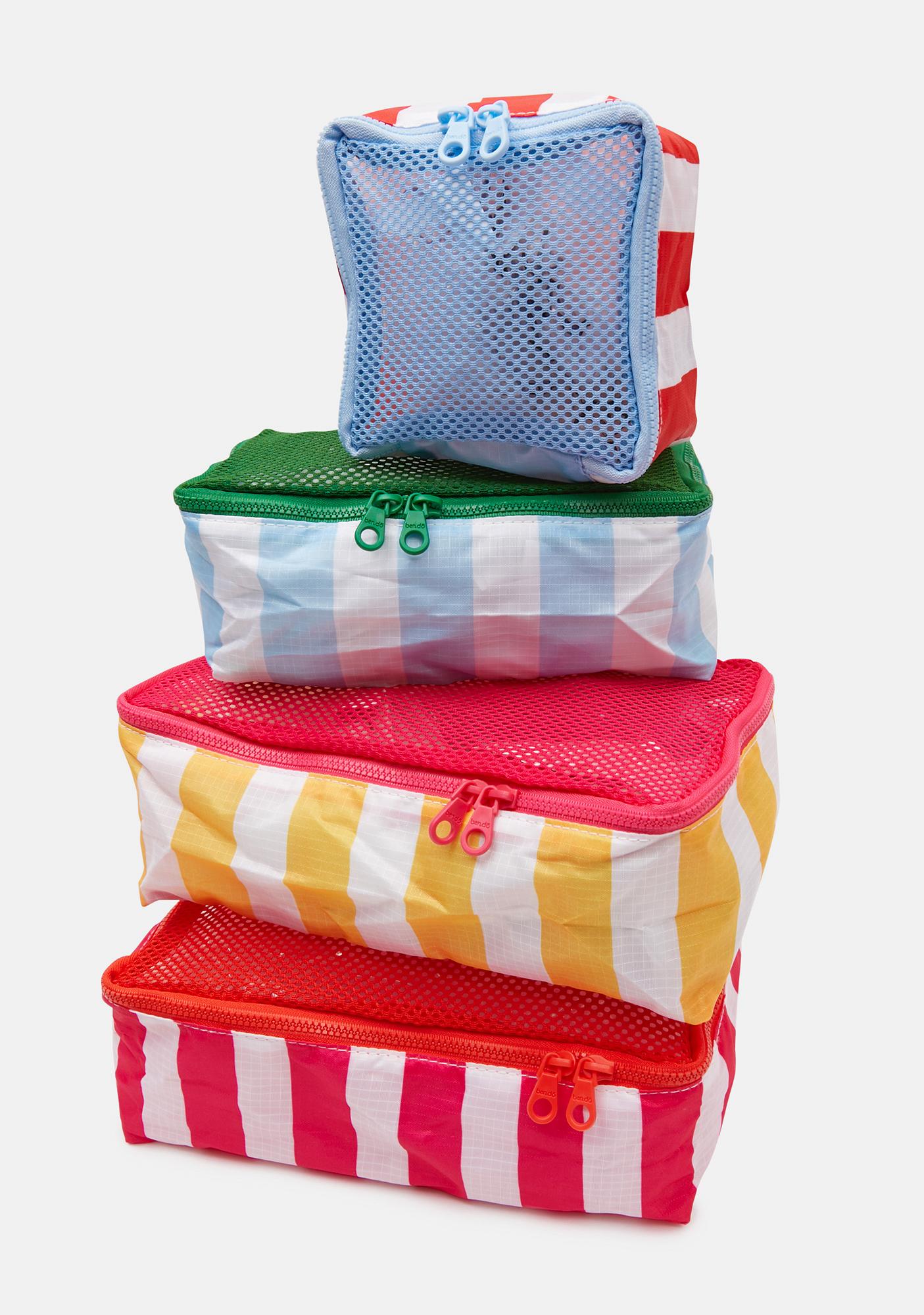 ban.do Swim Club Stripe Getaway Packing Cube Set Dolls Kill