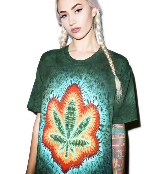 how to make a pot leaf tie dye shirt