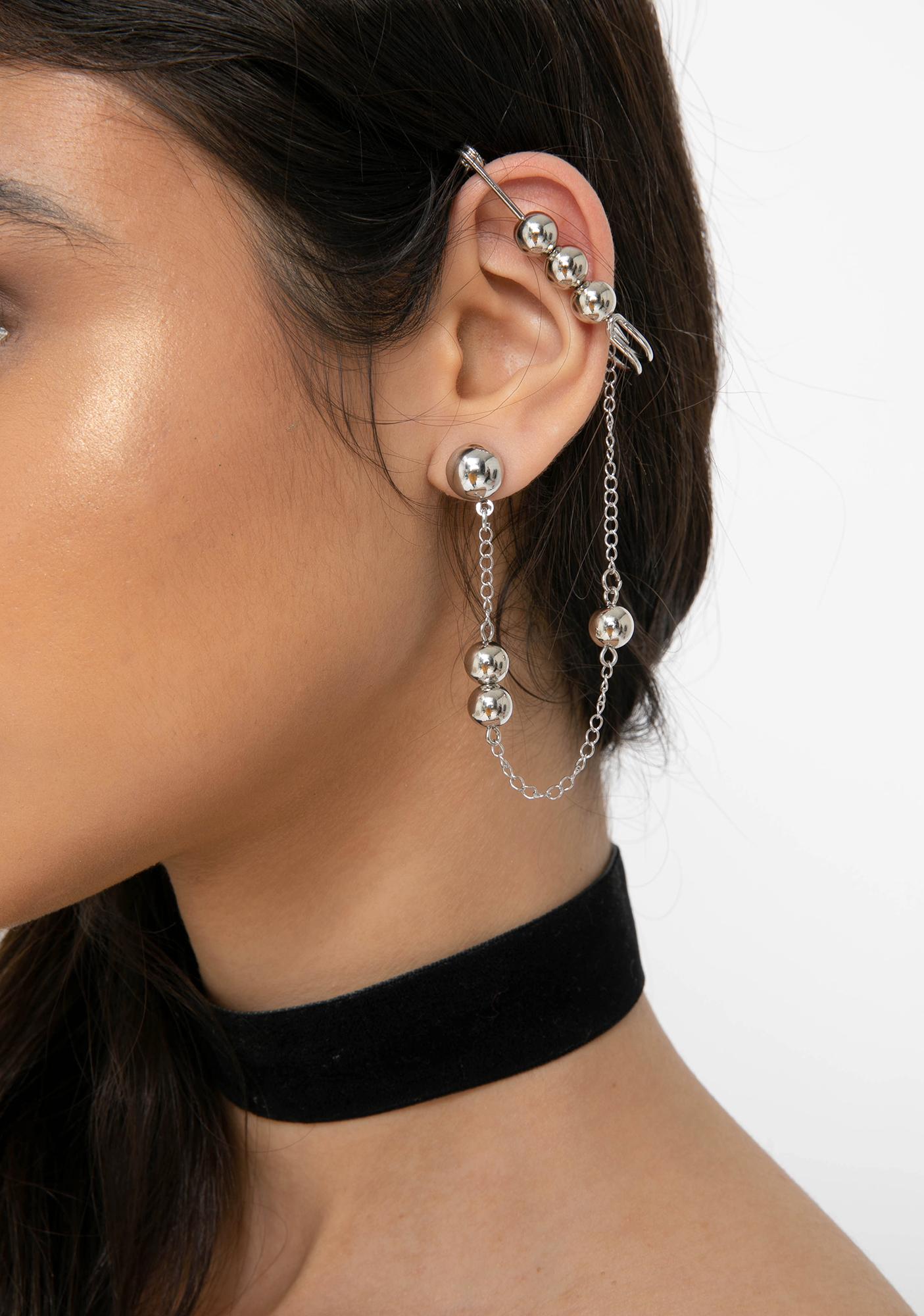 Ole Ball N Chain Ear Cuff Ole Ball N Chain Ear Cuff