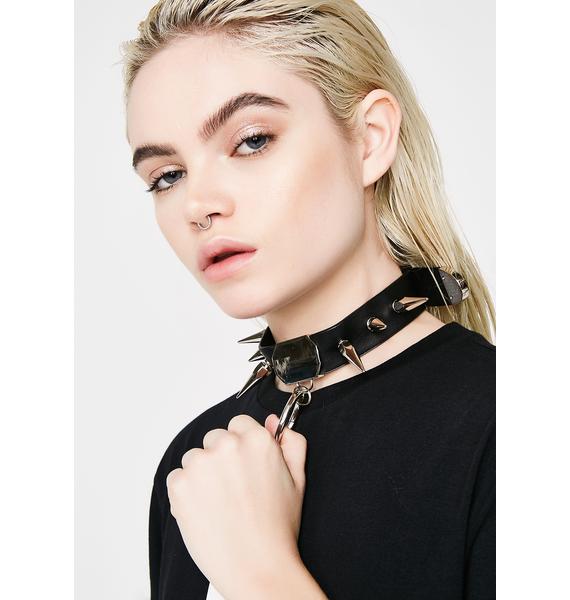 Killstar Yvil Spike Choker | Dolls Kill