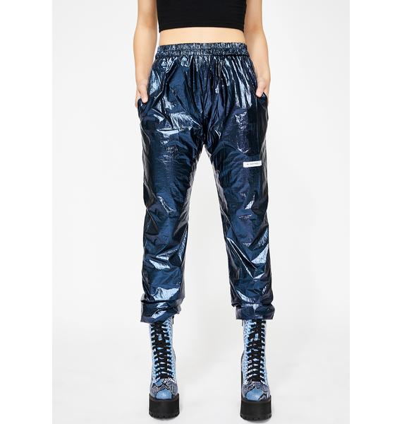 My Mum Made It Metallic Sweatpants | Dolls Kill