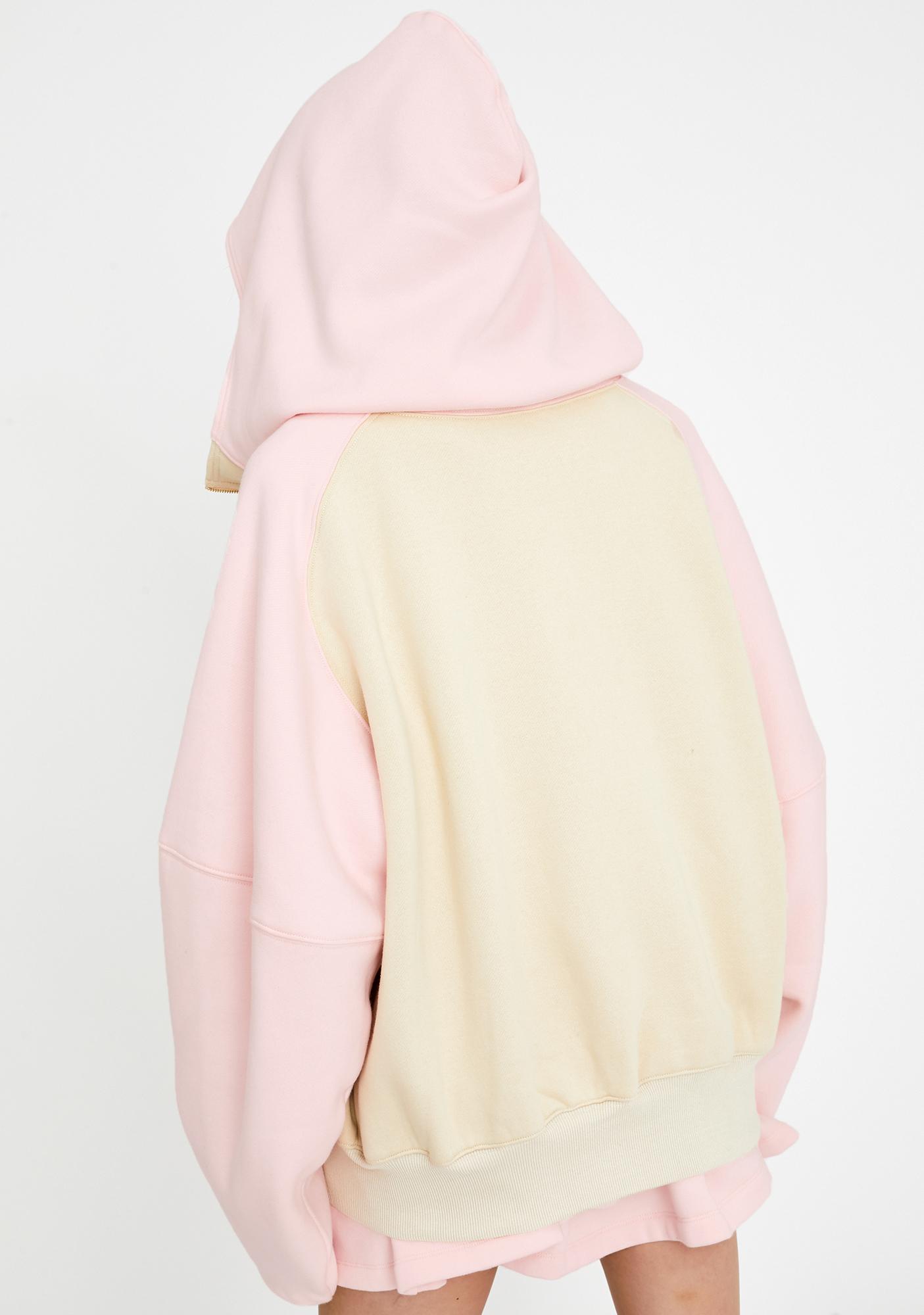 Selkie Strawberry Vanilla Brooklyn Zip-Up Hoodie | Dolls Kill