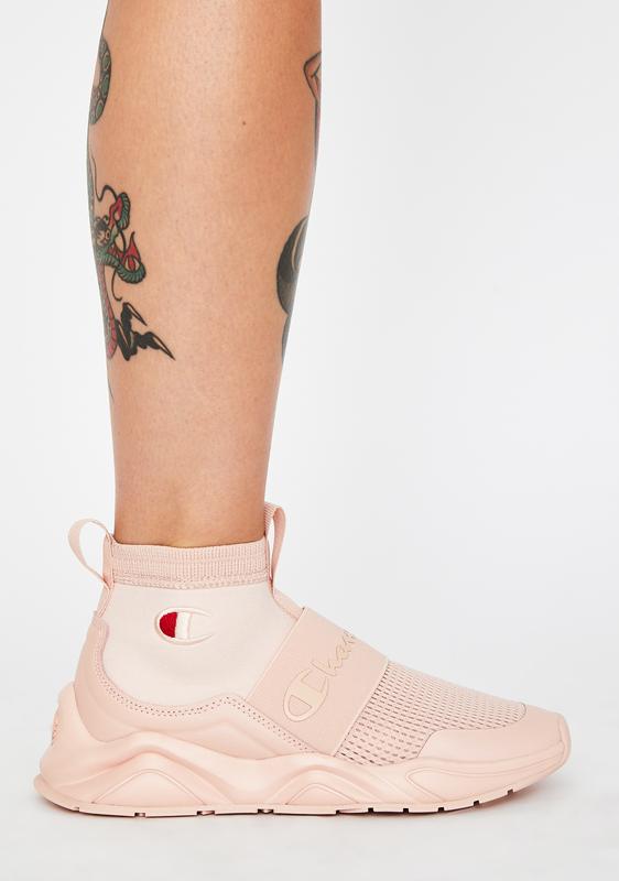 champion spiced almond pink shoes