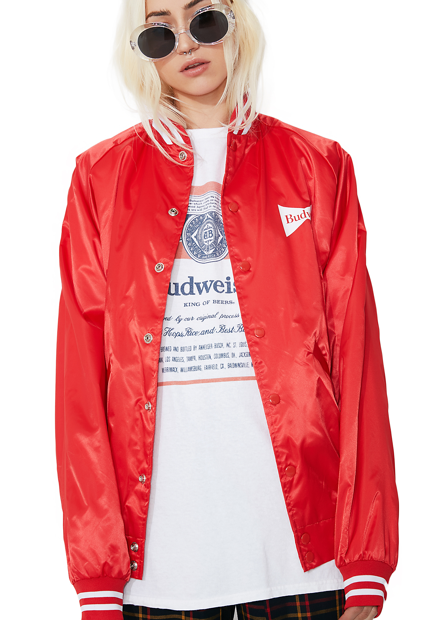 budweiser varsity jacket